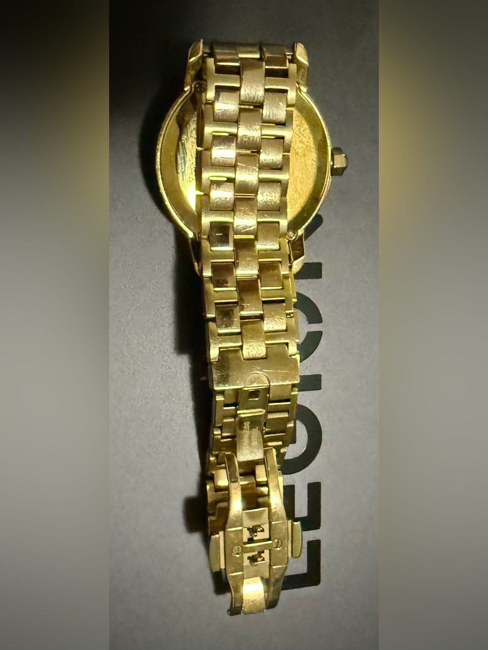 Tory Burch TRB1006 Women’s 7.5” Gold Orange Date Swiss Watch *New Battery - Picture 4 of 7
